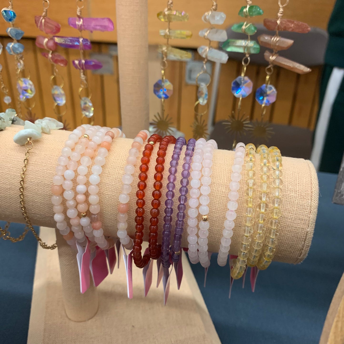 Mini Stone Crystal Stretch Bracelets