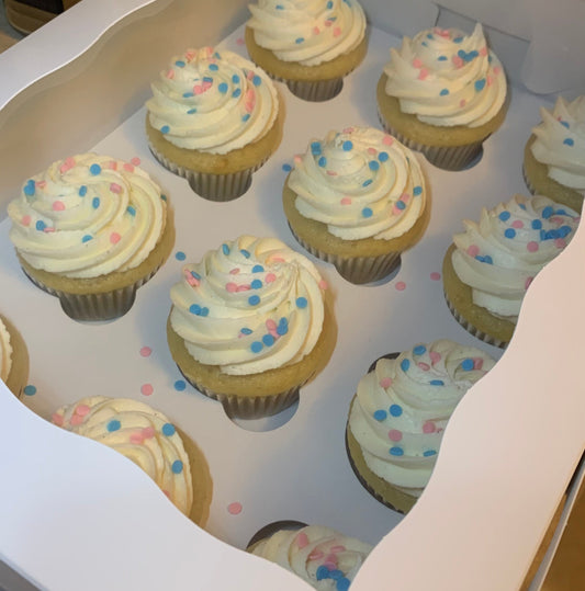 One Dozen Vanilla Cupcakes