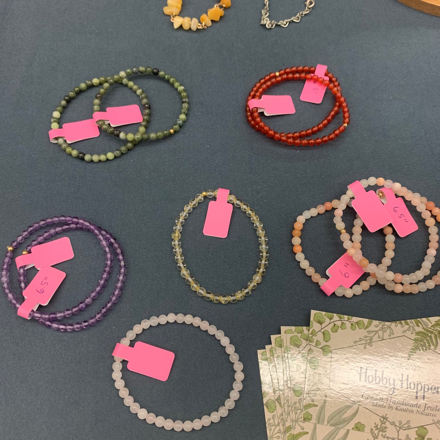 Mini Stone Crystal Stretch Bracelets