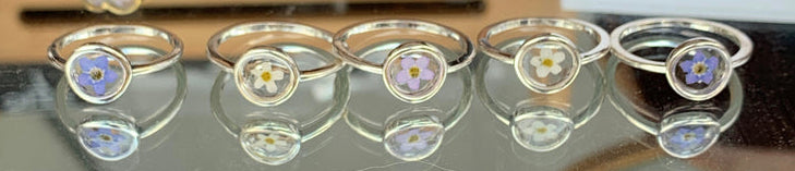 Forget Me Not Round Ring